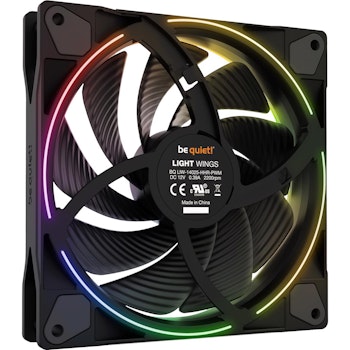 Product image of be quiet! Light Wings ARGB 140mm PWM High-Speed Fan - Click for product page of be quiet! Light Wings ARGB 140mm PWM High-Speed Fan