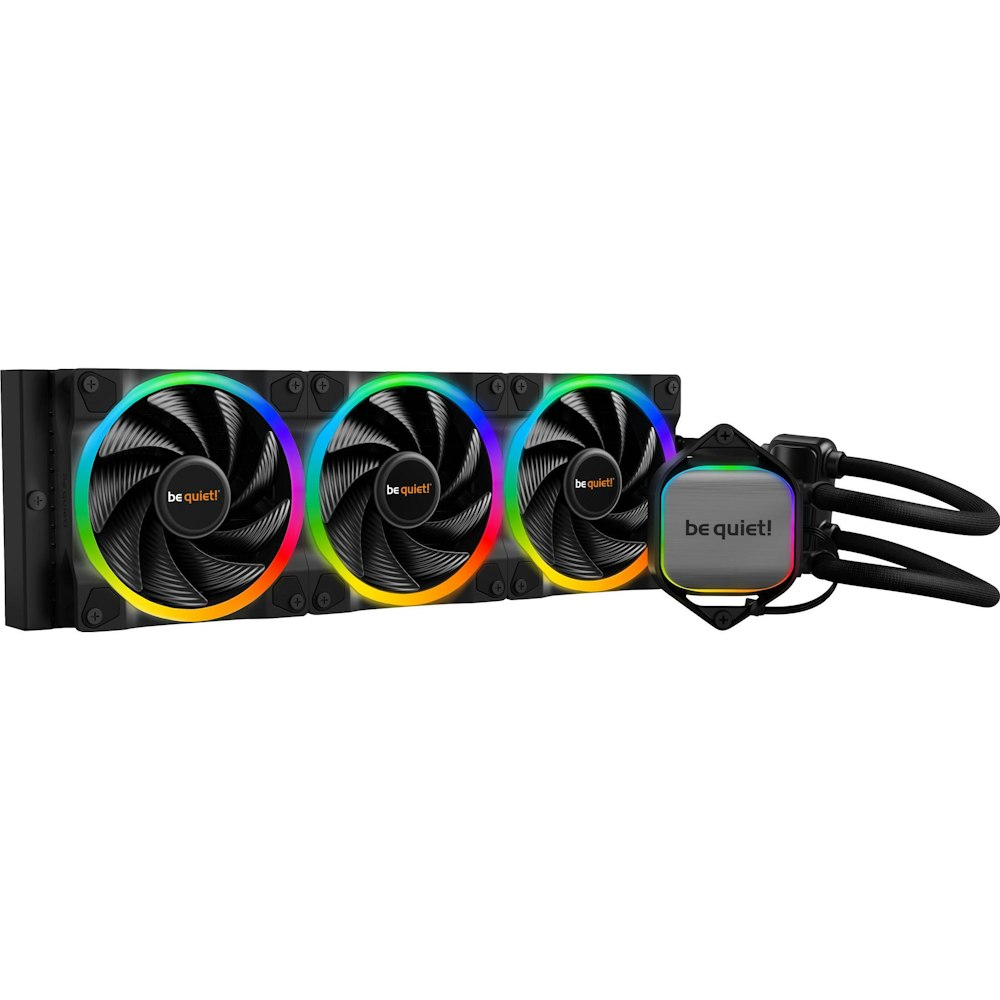A large main feature product image of be quiet! Pure Loop 2 FX 360mm AIO CPU Cooler