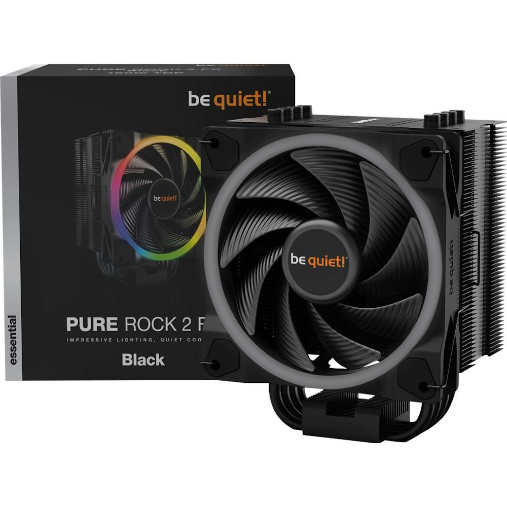 A large main feature product image of be quiet! Pure Rock 2 FX CPU Cooler