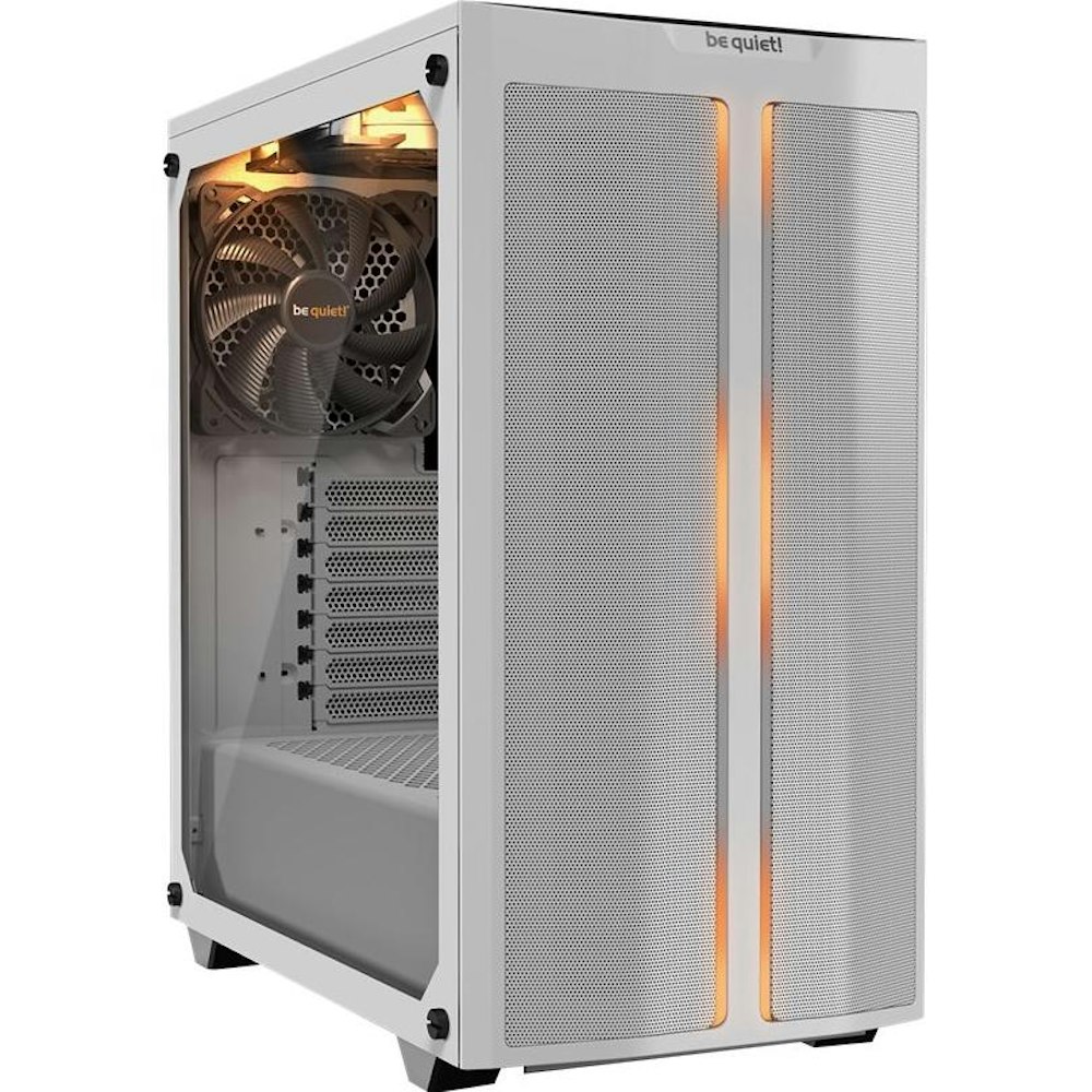 A large main feature product image of be quiet! PURE BASE 500DX TG Mid Tower Case - White