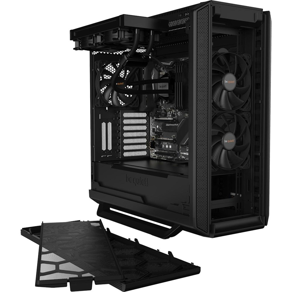 A large main feature product image of be quiet! SILENT BASE 802 TG Mid Tower Case - Black