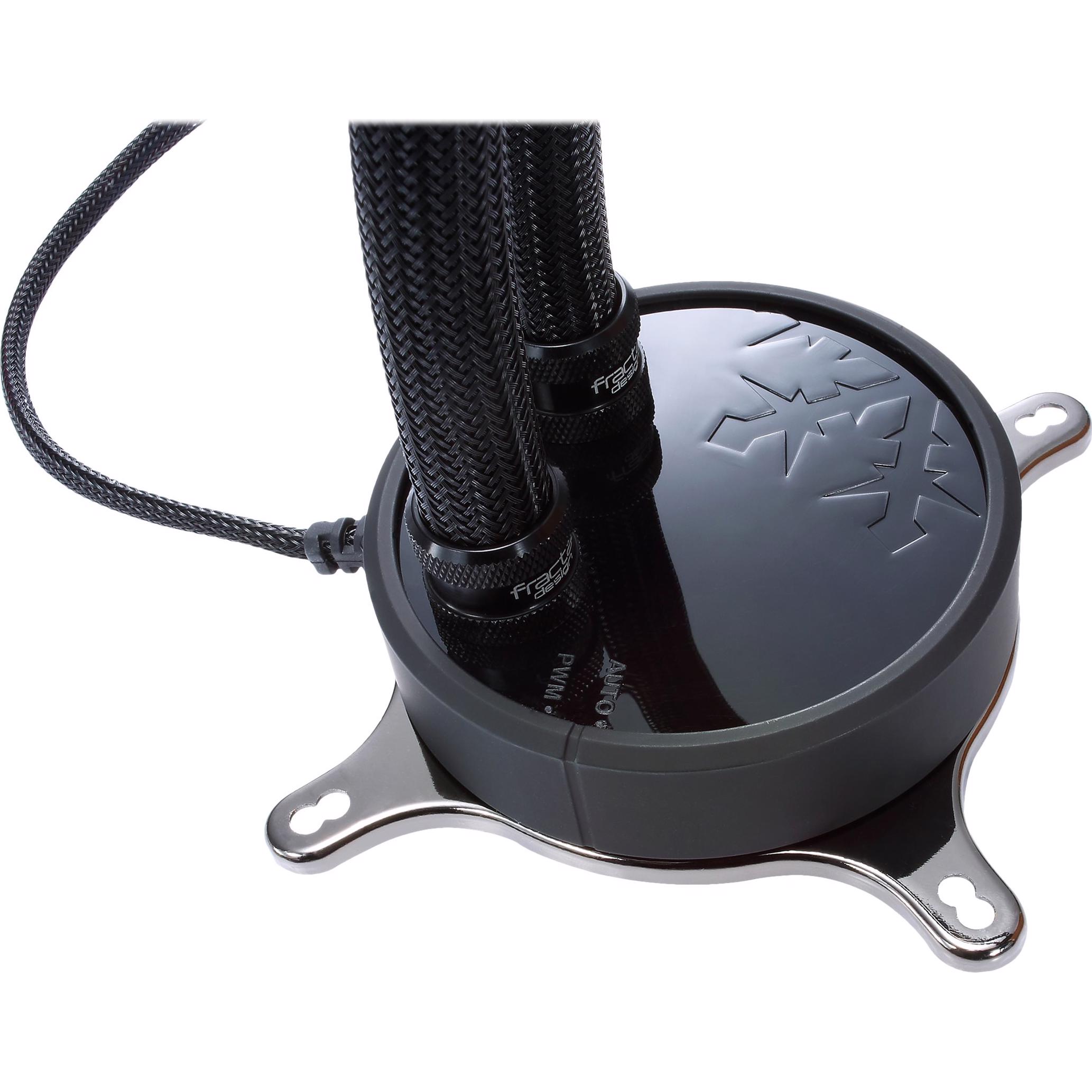 A large main feature product image of Fractal Design Celsius S24 240mm AIO Liquid CPU Cooler (Blackout)