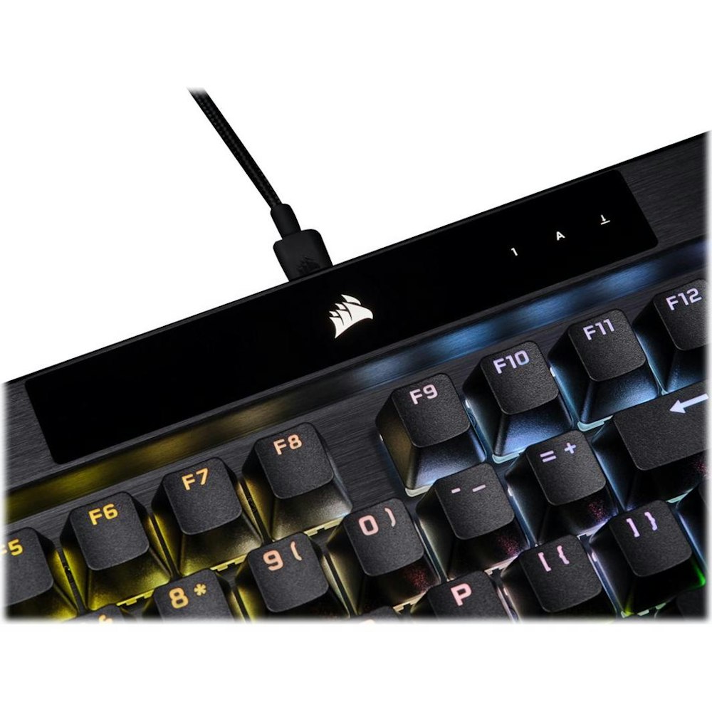 A large main feature product image of Corsair K70 RGB PRO Mechanical Gaming Keyboard (MX Brown Switch)