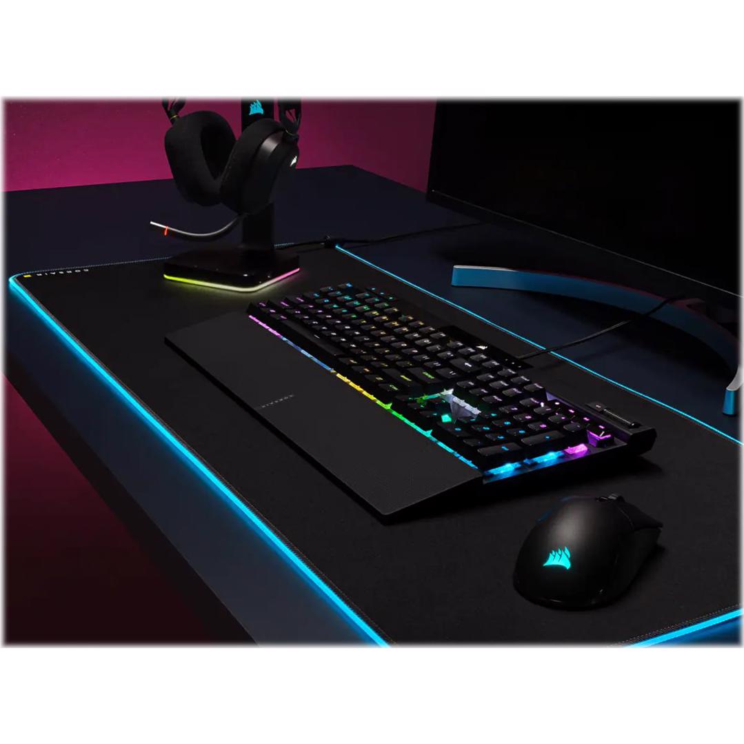 A large main feature product image of Corsair K70 RGB PRO Mechanical Gaming Keyboard (MX Speed Silver Switch)
