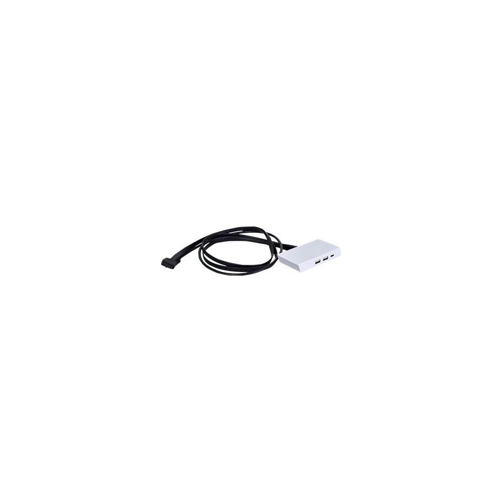 A large main feature product image of Lian Li O11D EVO Additional Kit I/O Kit - White