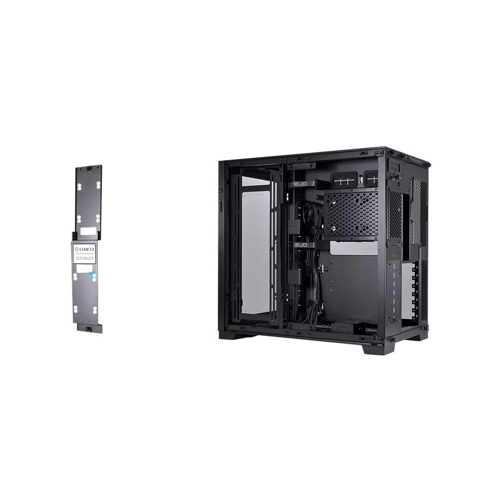 A large main feature product image of Lian Li O11 Dynamic EVO Mid Tower Case - Grey