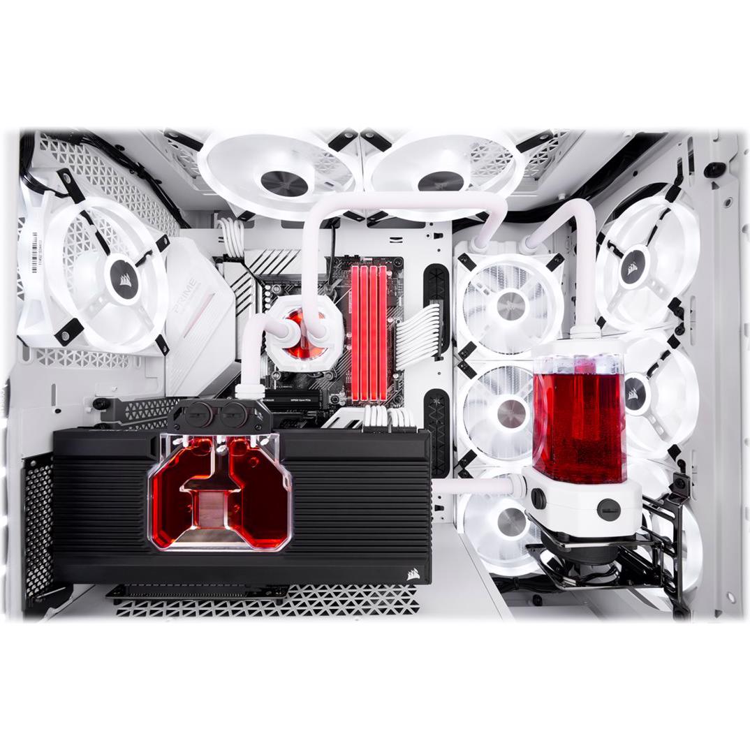 A large main feature product image of Corsair Hydro X Series XT Hardline 12mm Tubing — Satin White