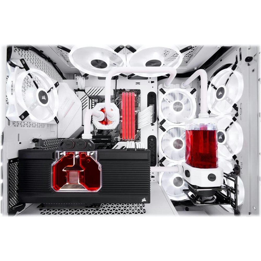 A large main feature product image of Corsair Hydro X Series XT Hardline 12mm Tubing — Satin White
