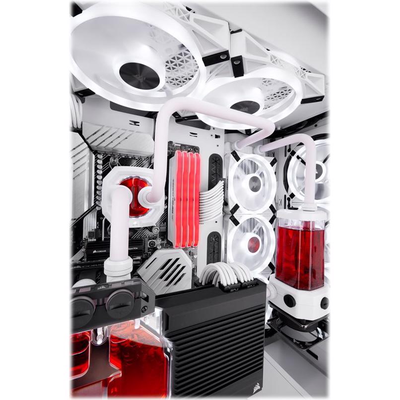 A large main feature product image of Corsair Hydro X Series XT Hardline 12mm Tubing — Satin White