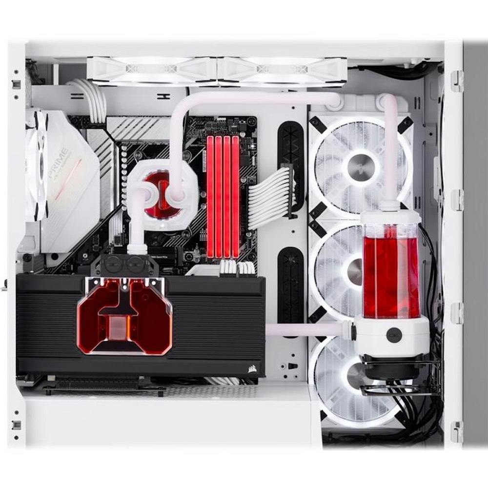 A large main feature product image of Corsair Hydro X Series XT Hardline 12mm Tubing — Satin White