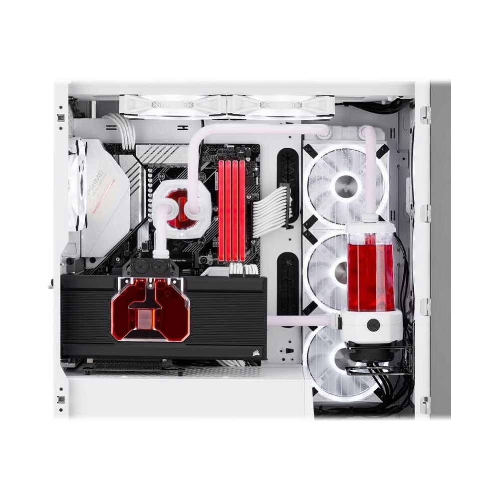 A large main feature product image of Corsair Hydro X Series XT Hardline 12mm Tubing — Satin White