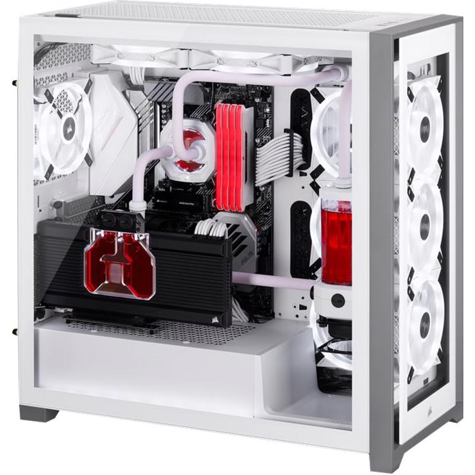 A large main feature product image of Corsair Hydro X Series XT Hardline 12mm Tubing — Satin White