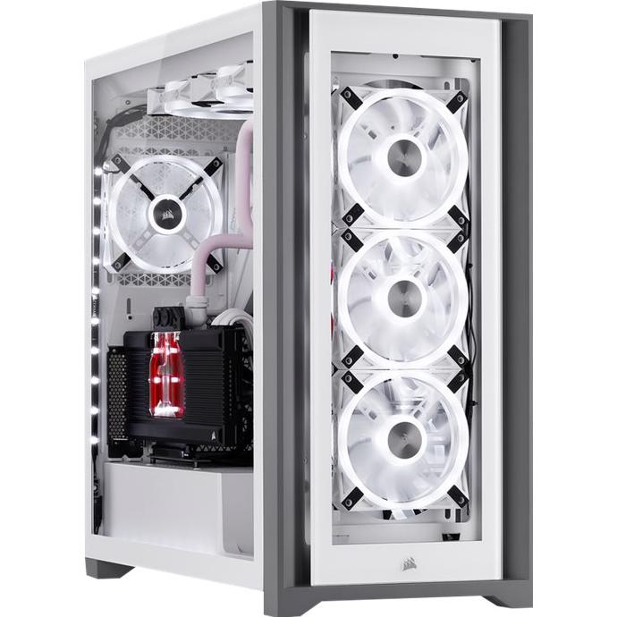 A large main feature product image of Corsair Hydro X Series XT Hardline 12mm Tubing — Satin White