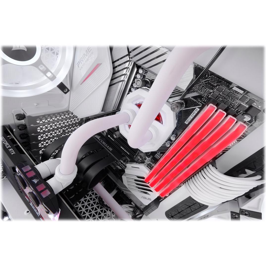 A large main feature product image of Corsair Hydro X Series XT Hardline 12mm Tubing — Satin White