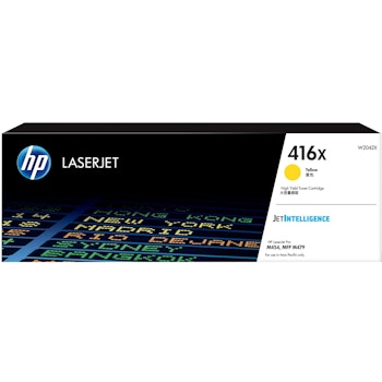 Product image of HP 416X High Yield Printer Cartridge - Yellow - Click for product page of HP 416X High Yield Printer Cartridge - Yellow