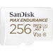A product image of SanDisk MAX ENDURANCE UHS Class 3 microSD Card 256GB