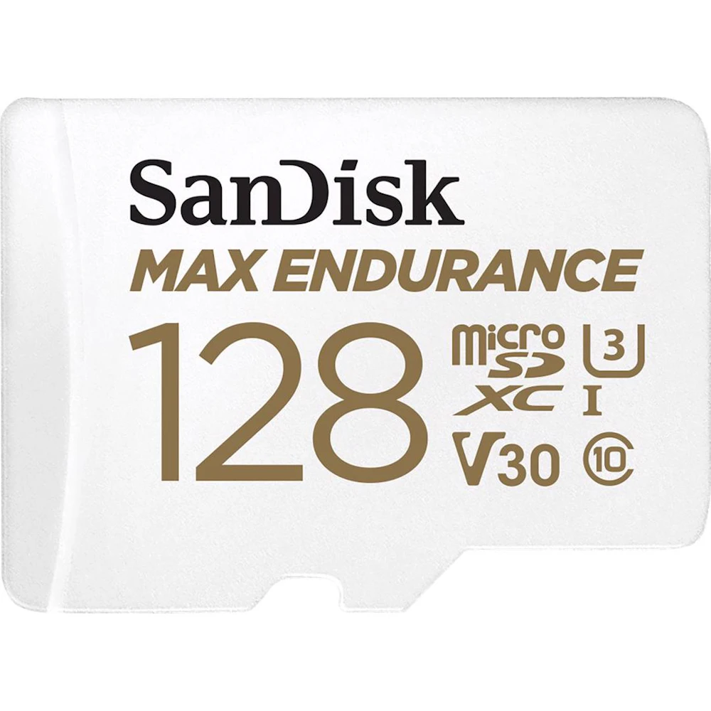 SanDisk MAX ENDURANCE microSDXC U3 V30 UHS-I microSD Card - 128GB