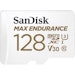 A product image of SanDisk MAX ENDURANCE UHS Class 3 microSD Card 128GB