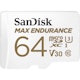 A small tile product image of SanDisk MAX ENDURANCE UHS Class 3 microSD Card 64GB
