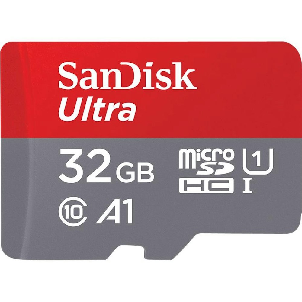 A large main feature product image of SanDisk Ultra microSD 32GB