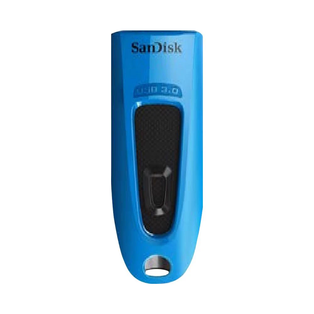 A large main feature product image of SanDisk Ultra USB 3.0 Flash Drive 32GB Blue