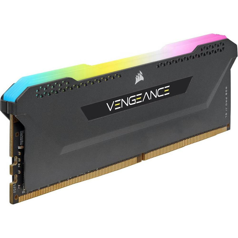 A large main feature product image of Corsair 32GB Kit (2x16GB) DDR4 Vengeance RGB Pro SL C16 3200MHz - Black