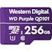 A product image of WD Purple Surveillance microSD Card - 256GB