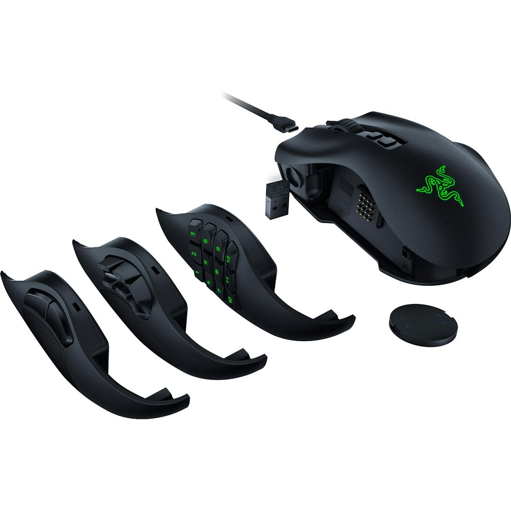 A large main feature product image of Razer Naga V2 Pro - Wireless Gaming Mouse