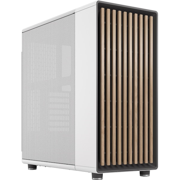 Fractal Design North Mid Tower Case - Chalk White | PLE Computers