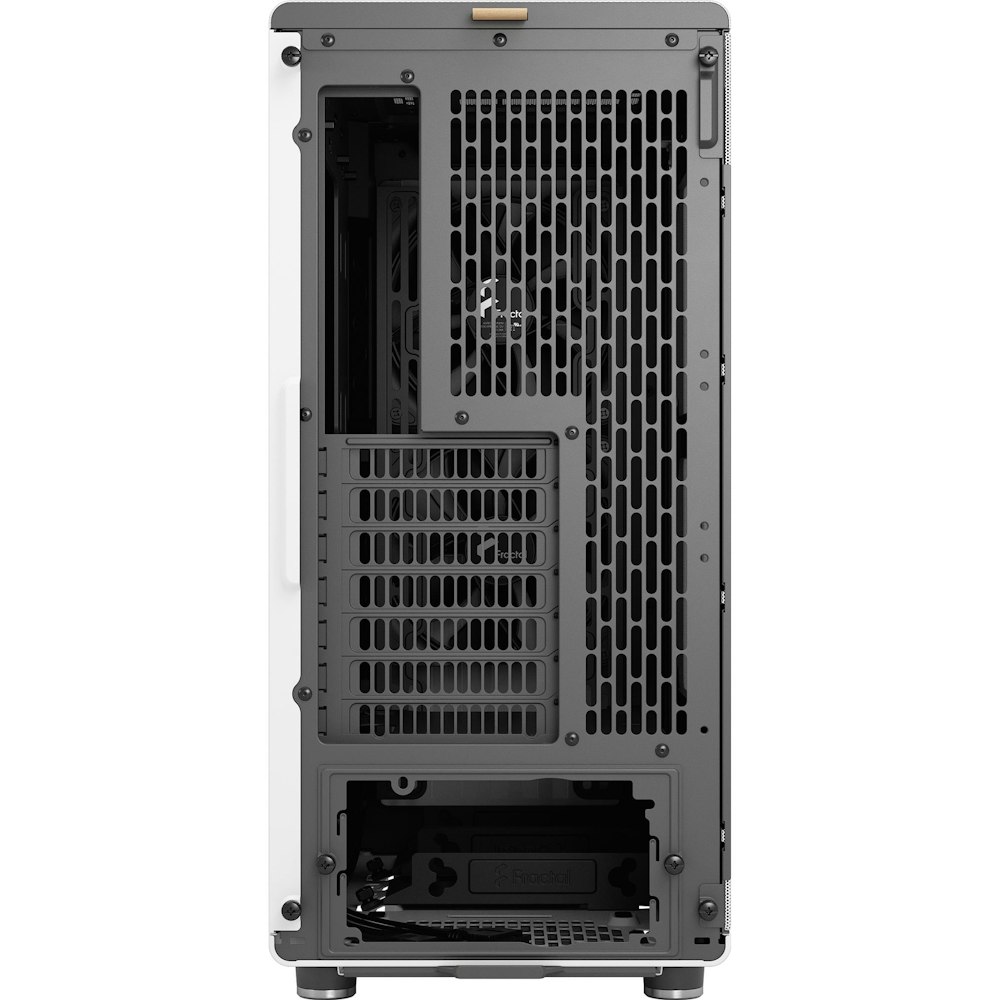  Fractal Design North Charcoal Black - Genuine Walnut Wood Front  - Mesh Side Panels - Two 140mm Aspect PWM Fans Included - Type C USB - ATX  Airflow Mid Tower PC Gaming Case : Electronics
