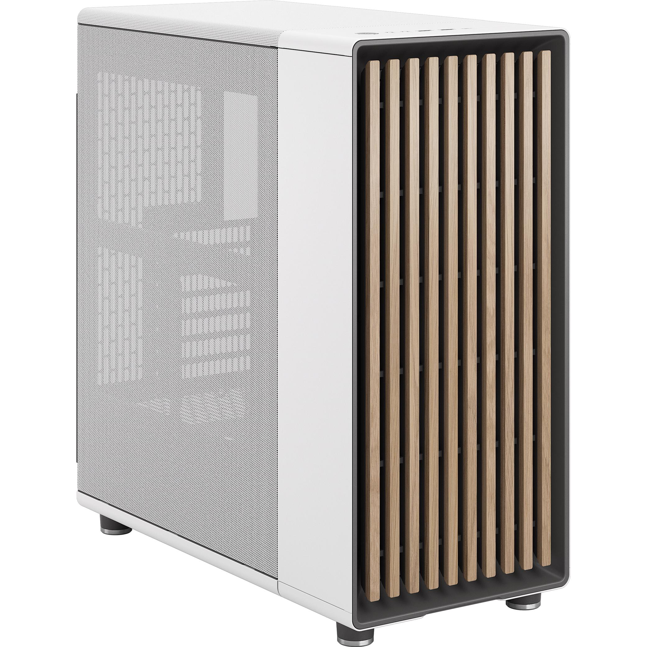 Fractal Design North Mid Tower Case Chalk White PLE Computers