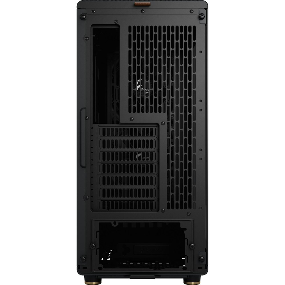 Fractal Design North ATX mATX Mid Tower PC Case - North Charcoal Black with  Walnut Front and Dark Tinted TG Side Panel
