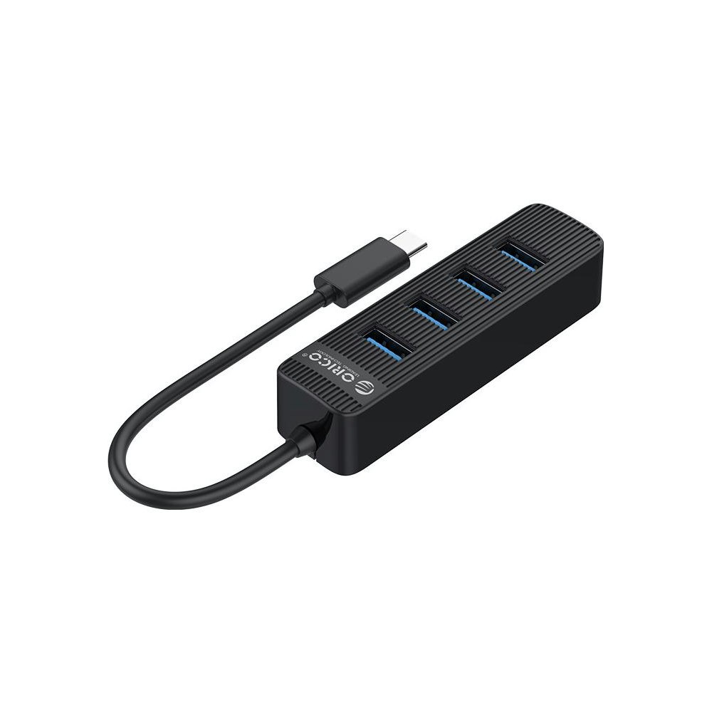 A large main feature product image of ORICO 4-Port USB 3.0 Hub - Black