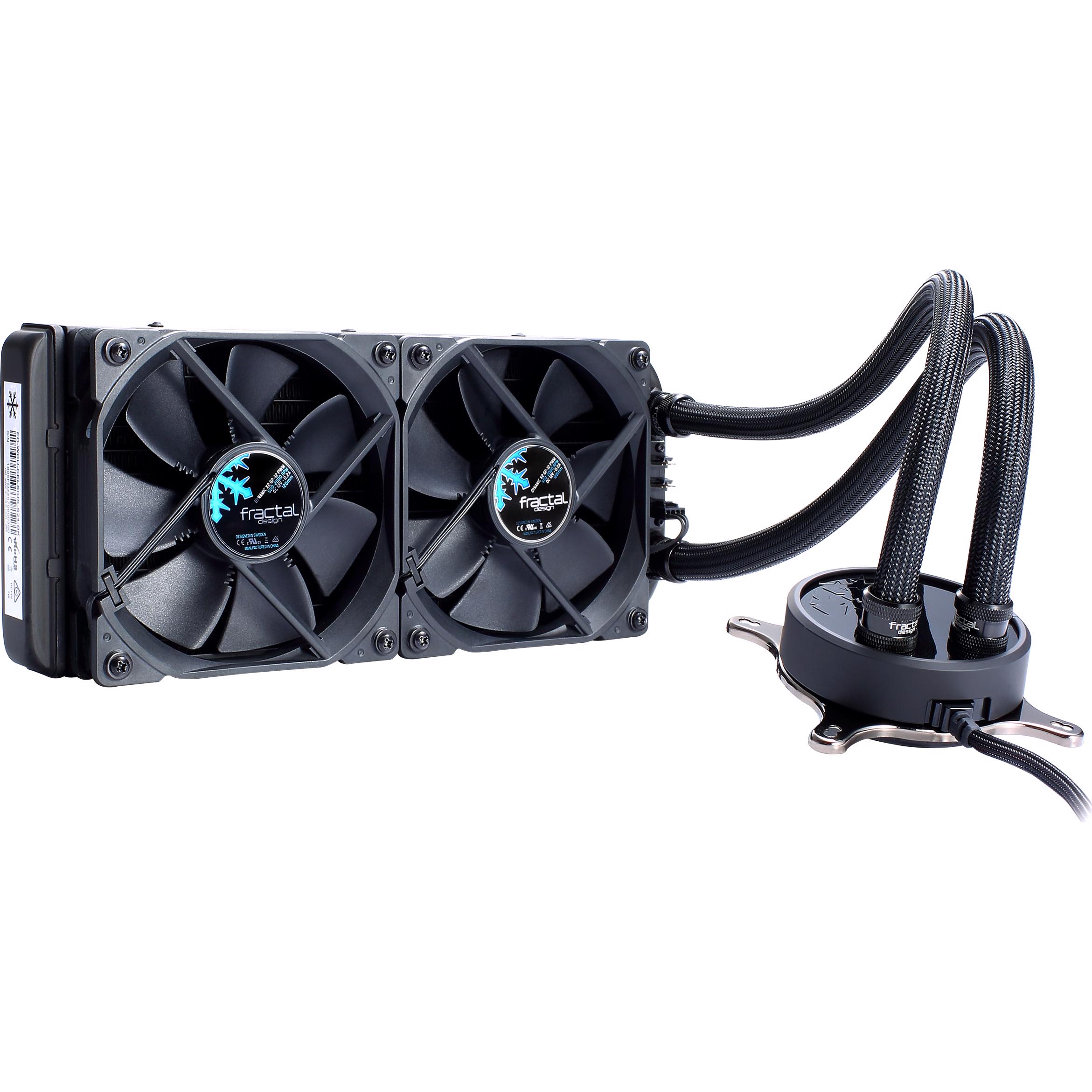 A large main feature product image of Fractal Design Celsius S24 240mm AIO Liquid CPU Cooler (Blackout)
