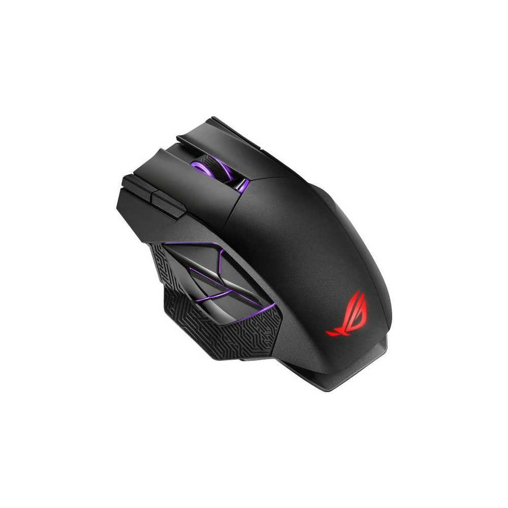 A large main feature product image of ASUS ROG Spatha X Wireless Gaming Mouse