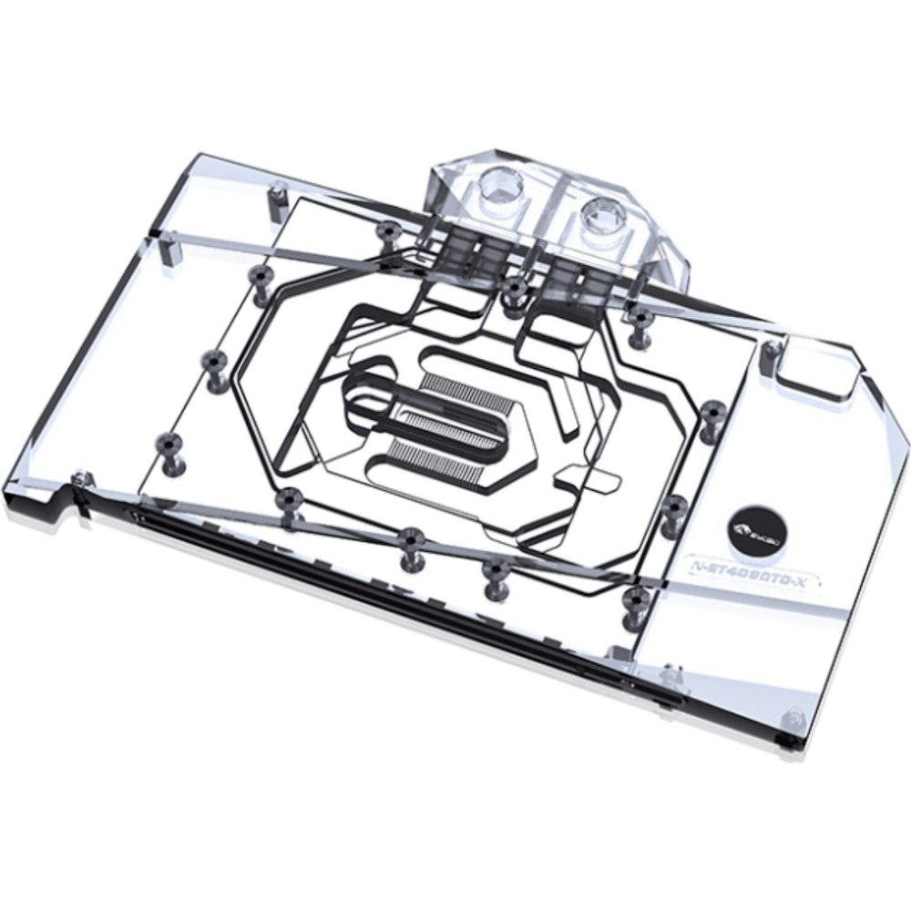 A large main feature product image of Bykski RTX 4080 RBW GPU Waterblock for ZOTAC w/ Backplate