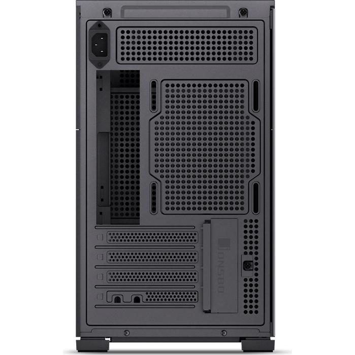 A large main feature product image of Jonsbo D31 Solid 31.3L Compact mATX Case w/ LCD (Black)