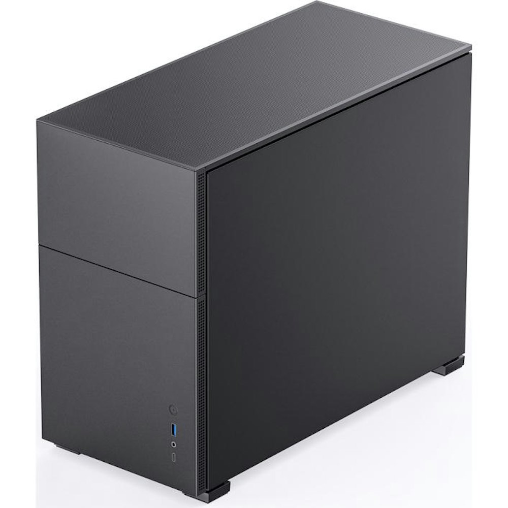 A large main feature product image of Jonsbo D31 Solid mATX Case - Black