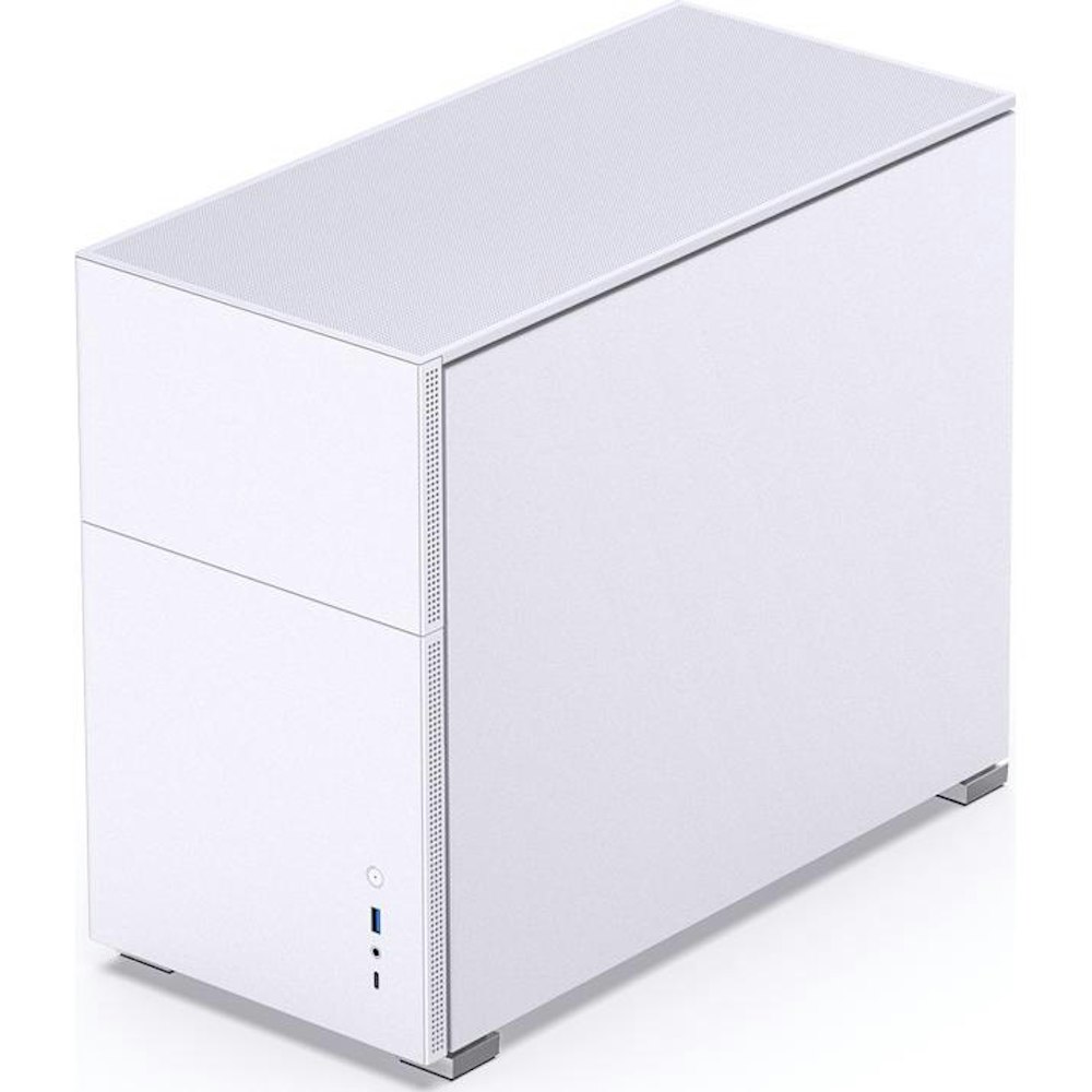 A large main feature product image of Jonsbo D31 Solid mATX Case - White