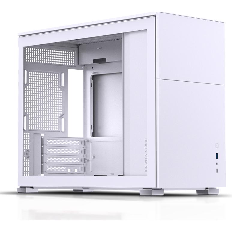 A large main feature product image of Jonsbo D31 Solid 31.3L Compact mATX Case (White)