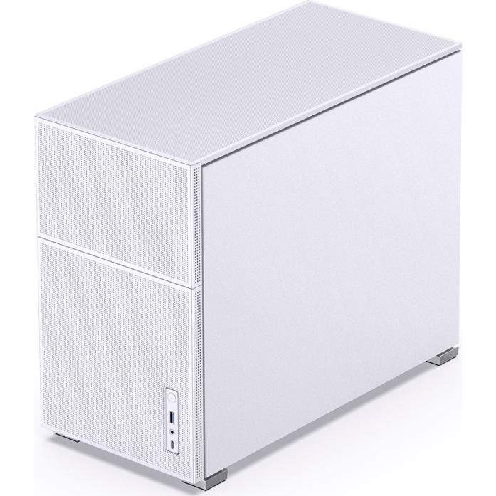A large main feature product image of Jonsbo D31 MESH 31.3L Compact mATX Case (White)