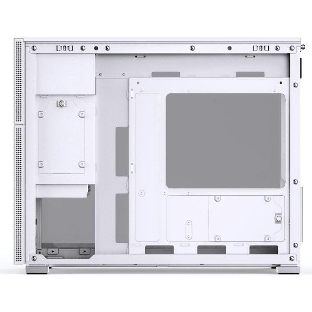 A large main feature product image of Jonsbo D31 Mesh mATX Case - White
