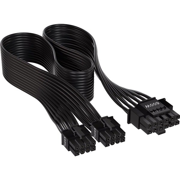 Corsair 12V-2x6 Cable - 600W 2x8-Pin PCIe to 12V-2x6 Adapter | PLE