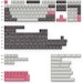 A product image of Keychron Dolch Pink - Cherry Profile Double Shot PBT Full Keycap Set 219pcs