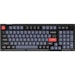 A product image of Keychron V5 RGB Compact Mechanical Keyboard - Frosted Black (Brown Switch)