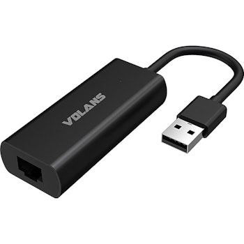 Product image of Volans VL-RJ45S Aluminium USB-A to 2.5GbE Ethernet Network Adapter - Click for product page of Volans VL-RJ45S Aluminium USB-A to 2.5GbE Ethernet Network Adapter