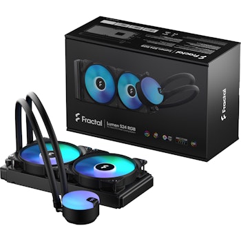 Product image of Fractal Design Lumen S24 RGB 240mm AIO CPU Cooler V2 - Click for product page of Fractal Design Lumen S24 RGB 240mm AIO CPU Cooler V2