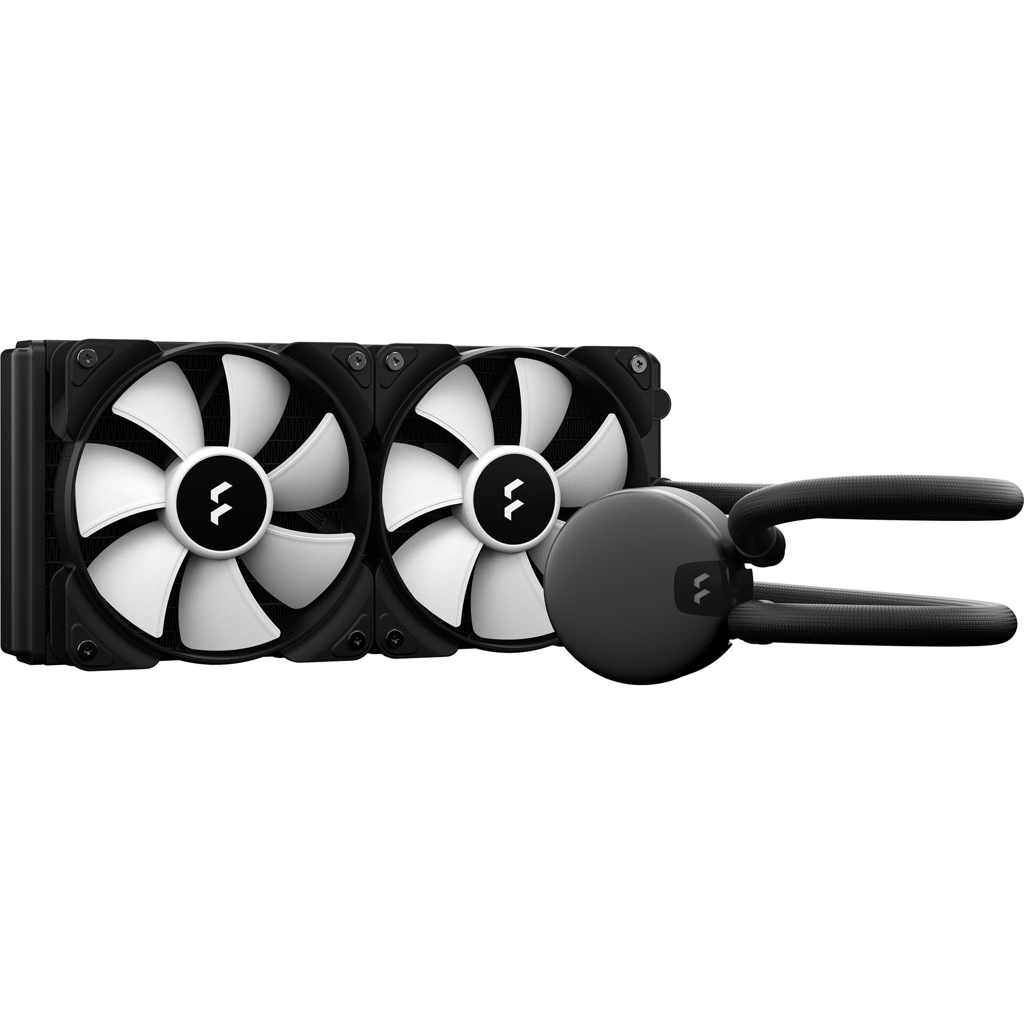 A large main feature product image of Fractal Design Lumen S24 V2 RGB 240mm AIO Liquid CPU Cooler