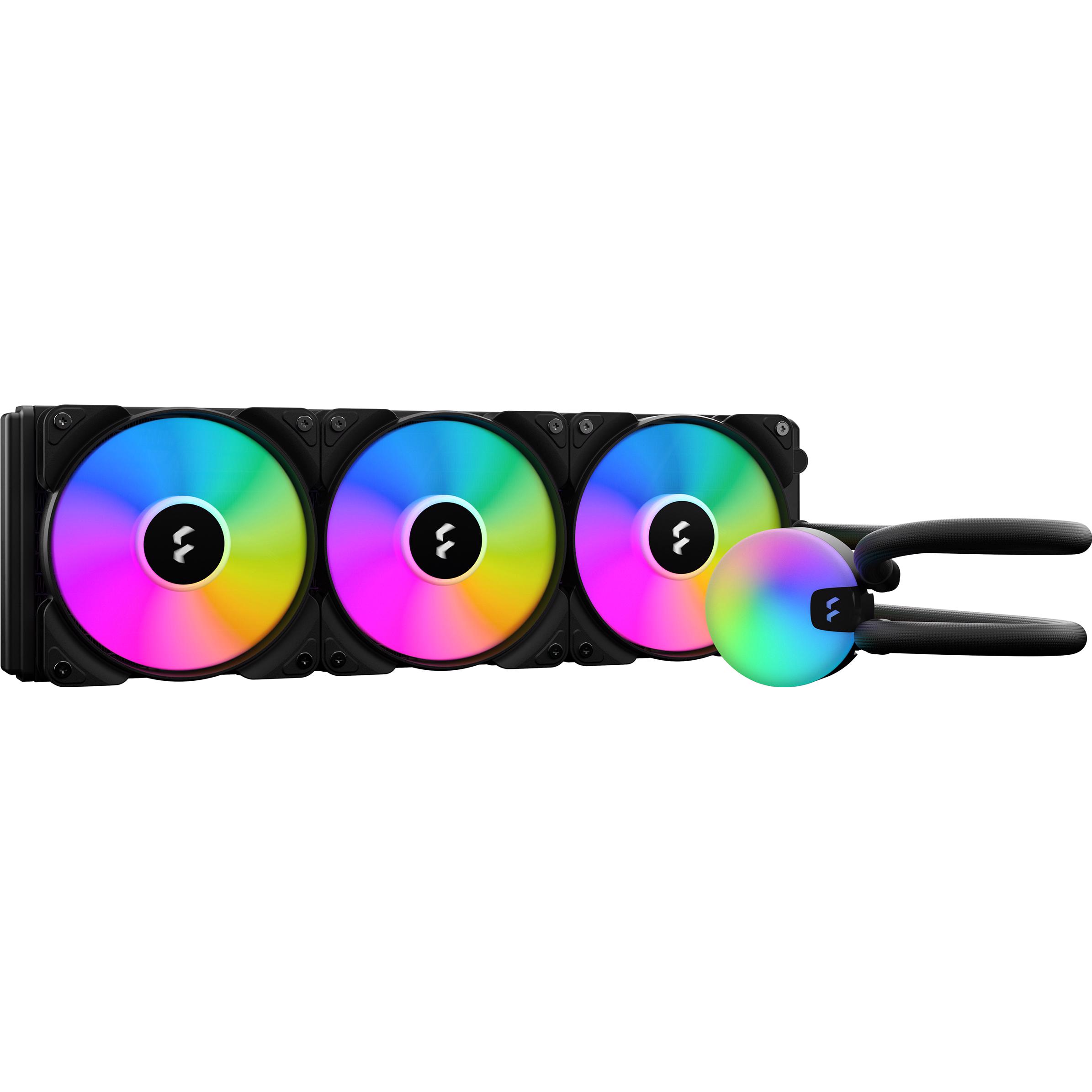 A large main feature product image of Fractal Design Lumen S36 V2 RGB 360mm AIO Liquid CPU Cooler