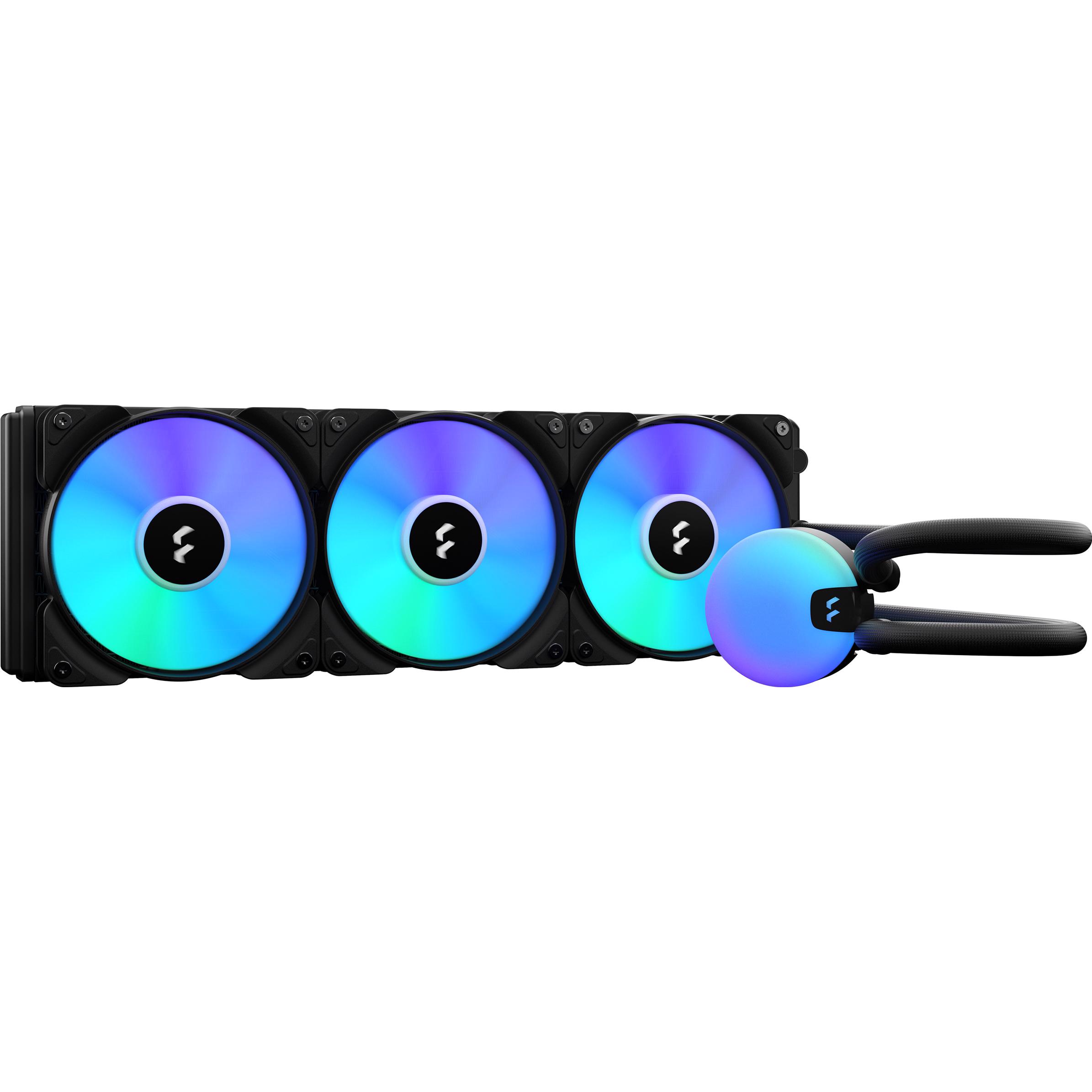 A large main feature product image of Fractal Design Lumen S36 V2 RGB 360mm AIO Liquid CPU Cooler